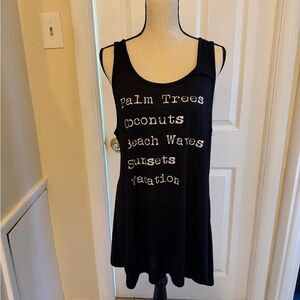 Xhilaration Black Tank Top